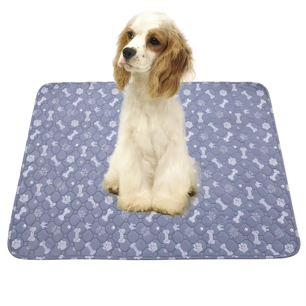 Reusable Puppy Pads Absorbent Dog Mats with Non-Slip Feature Washable Cloth Pee Pads