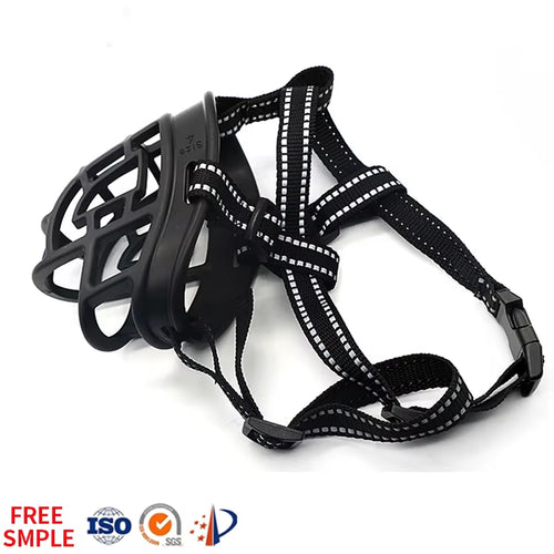 Wholesale Manufacturer Direct Pet Products Dog Mask Adjustable Leash Anti-Bite Pet Training Dog Muzzle